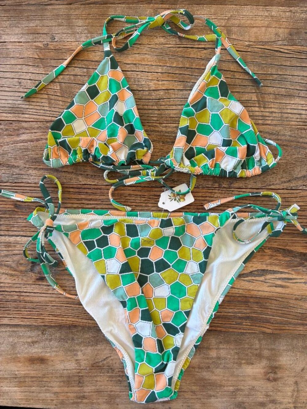 Authentic Vintage PUCCI String Bikini Sz 46 US 8-10